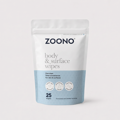 Zoono Body and Surface Wipes (25 pack)